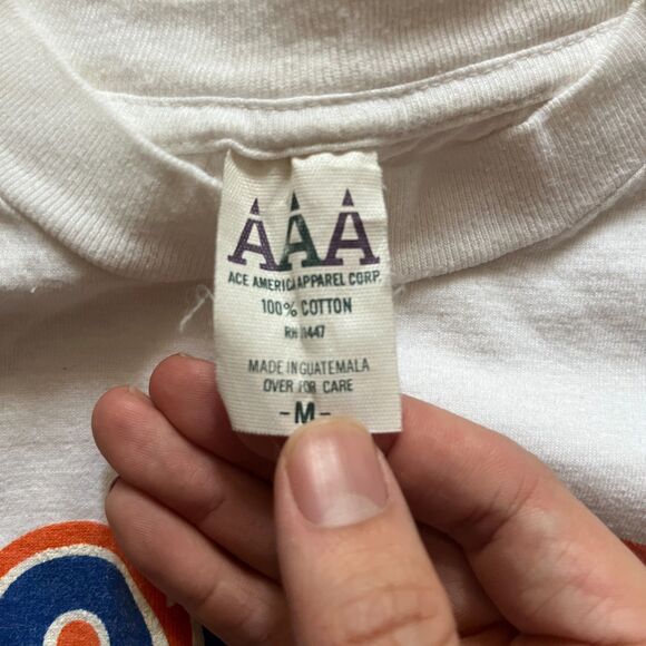 Vintage 90s Denver Broncos Graphic T-Shirt Single Stitch Youth M 100% Cotton - Picture 3 of 9